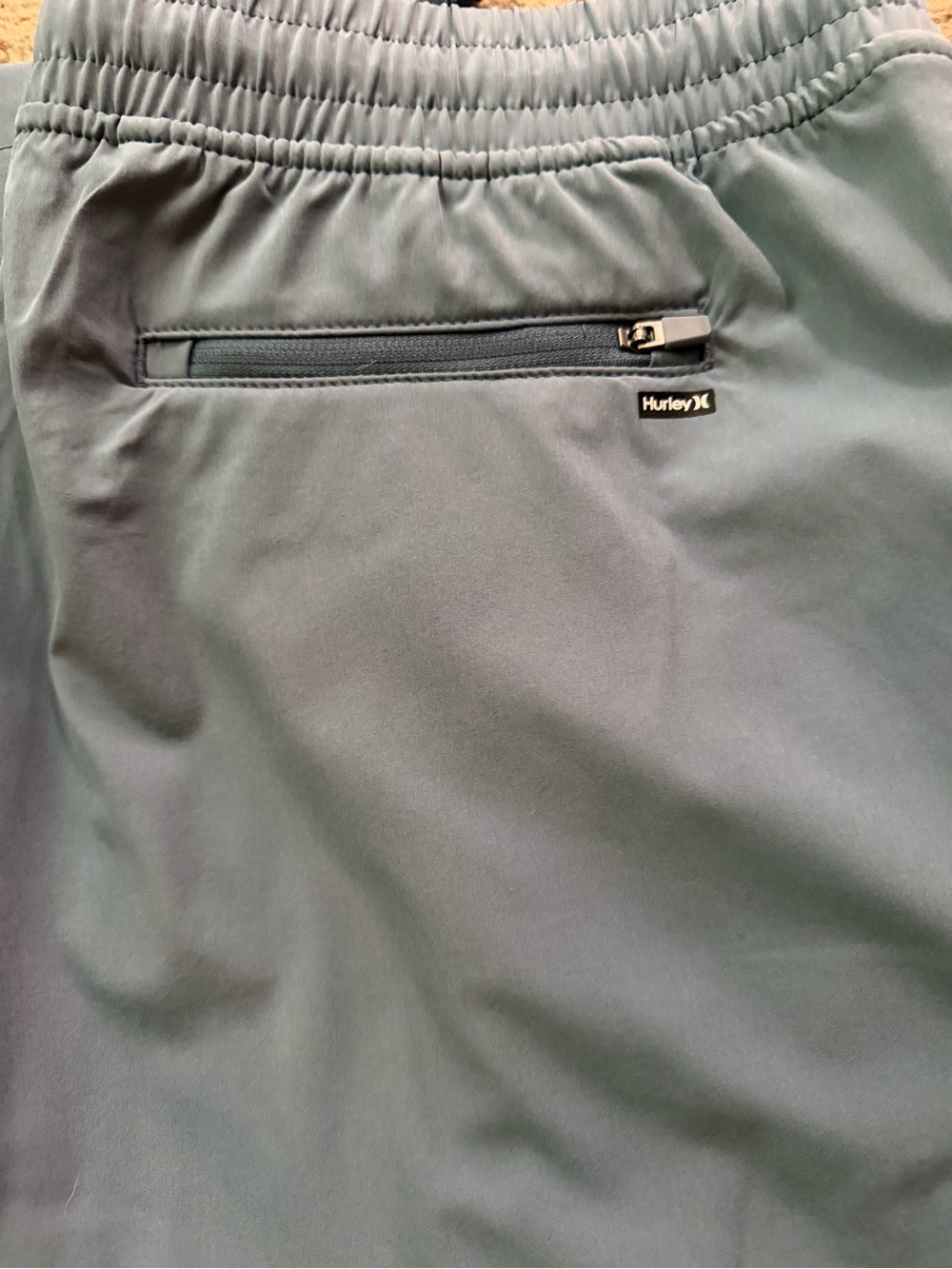 Hurley Light Blue Men's Joggers - Picture 3 of 5